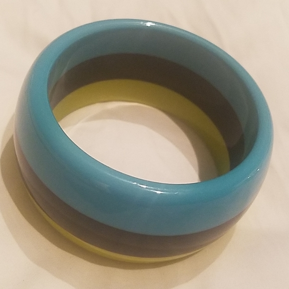 3 assorted print bangle bracelets - Picture 2 of 4